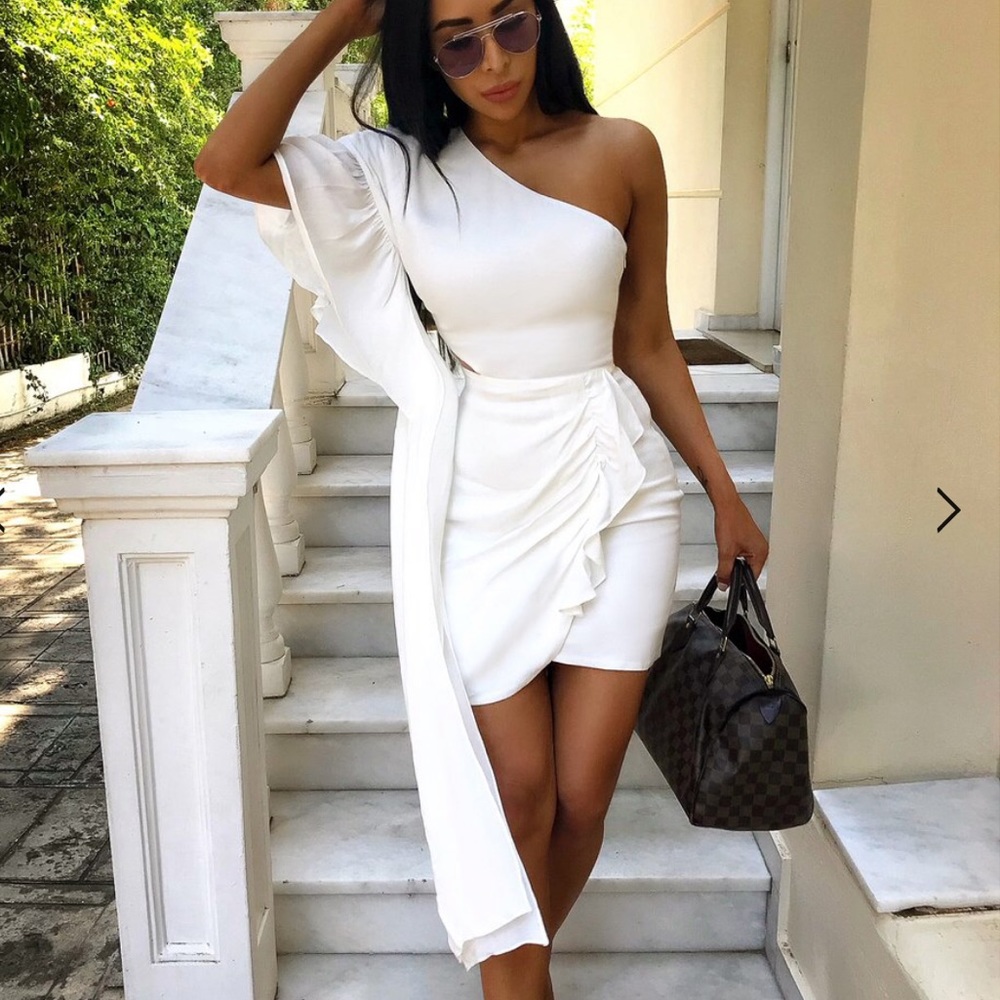 White trendy Dress - Runaway the label